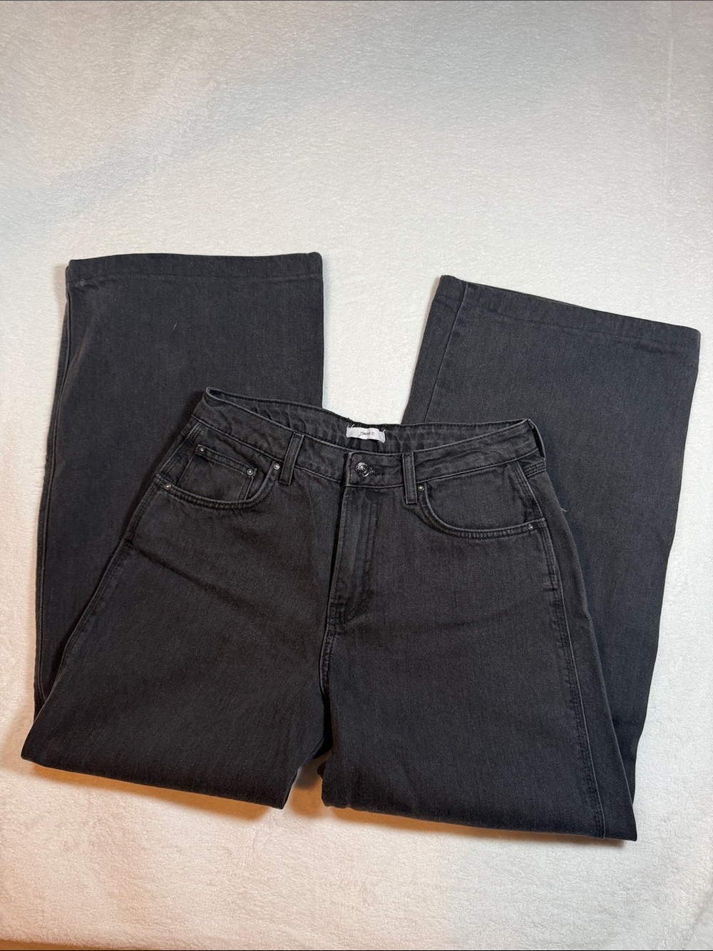 Forever 21 Black Wide Leg Women's Jeans